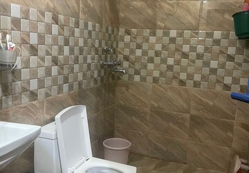 Bathroom in 3 BHK Builder Floor at Dhakoli – for Rent