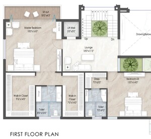 Floor Plan in 4 BHK Villa at Tukkuguda – for Sale
