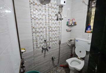 Bathroom in 1 BHK Apartment at Kopar Khairane – for Rent