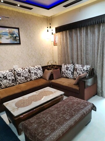 Living Room in 1 BHK Apartment at Shripal Tower, Nalasopara West – for Rent