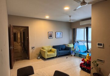 Living Room in 2 BHK Apartment at Omkar Alta Monte, Malad East – for Rent