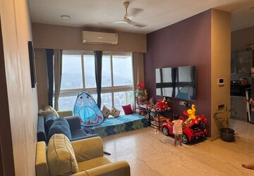 Living Room in 2 BHK Apartment at Omkar Alta Monte, Malad East – for Rent
