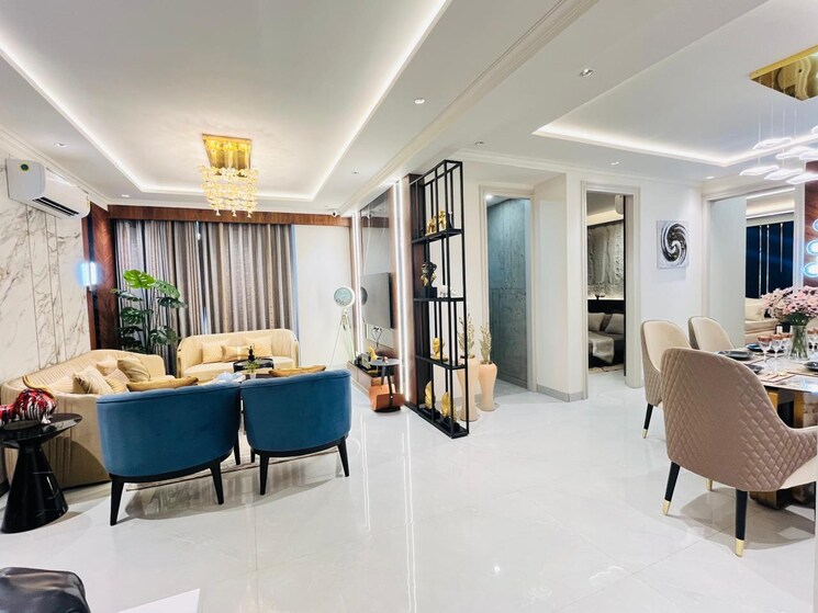 Living Room, urban-the-zirk 3 Bedroom 1900 Sq.Ft. Apartment In Nabha Zirakpur 9351692