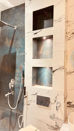 Kitchen in 4 BHK Builder Floor at New Vijay Nagar – for Sale