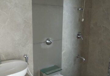 Bathroom in 3 BHK Apartment at Chandak Stella, Goregaon West – for Rent