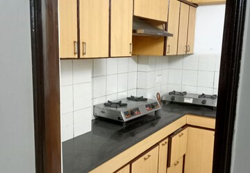 Kitchen in 3 BHK Apartment at Prem Satyam Swastik Apartment, Patiala Road – for Rent