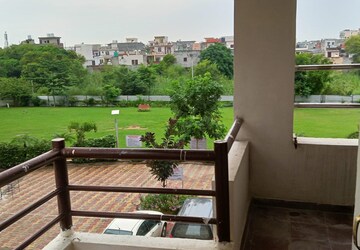 Balcony in 3 BHK Apartment at Prem Satyam Swastik Apartment, Patiala Road – for Rent