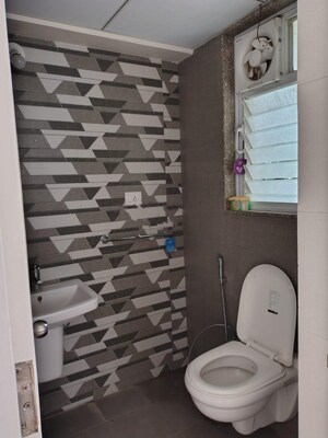 Bathroom in 2 BHK Apartment at Naiknavare Avon Vista Balewadi, Balewadi – for Rent