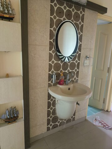 Bathroom in 3 BHK Apartment at Dhammanagi Sri Rudraksh Residency, Bannerghatta Road – for Rent