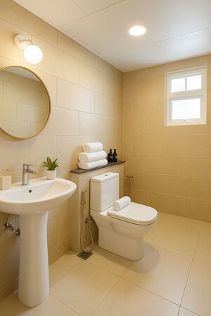 Master Bedroom in 1 BHK Apartment at Prestige Primrose Hills, Banashankari 6th Stage – for Rent