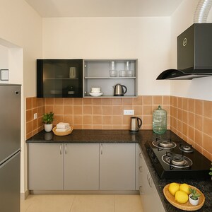 Kitchen in 1 BHK Apartment at Prestige Primrose Hills, Banashankari 6th Stage – for Rent