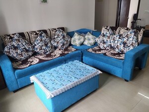 Living Room in 3 BHK Apartment at Patel Smondo 2, Electronic City – for Rent