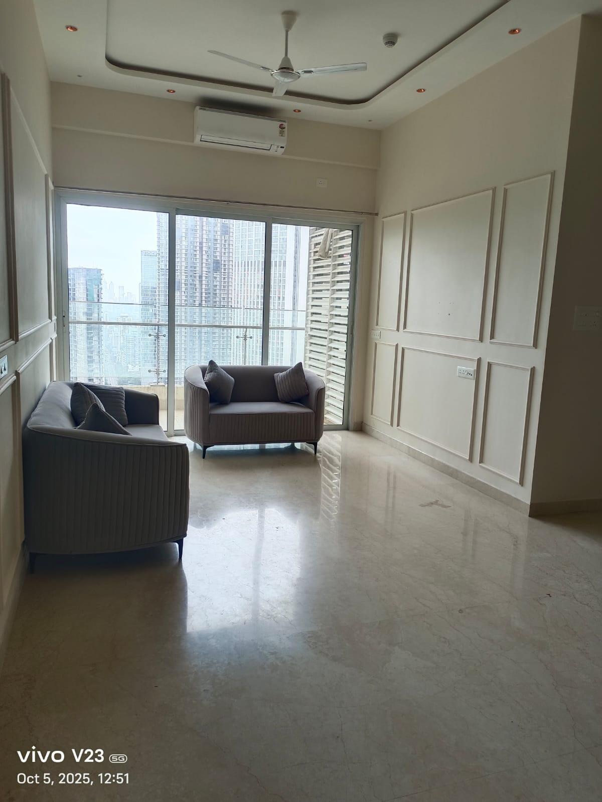 3 BHK + Servant Room Apartment For Rent in Indiabulls Sky Forest
