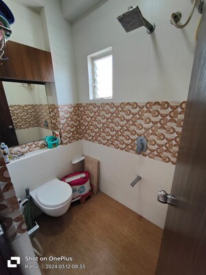 Attached Bathroom in 3 BHK Apartment at Prahlad Nagar – for Rent
