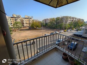 Balcony in 3 BHK Apartment at Prahlad Nagar – for Rent