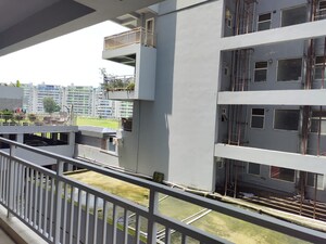 Balcony in 2 BHK Apartment at Pacific Golf Estate, Kulhan – for Rent