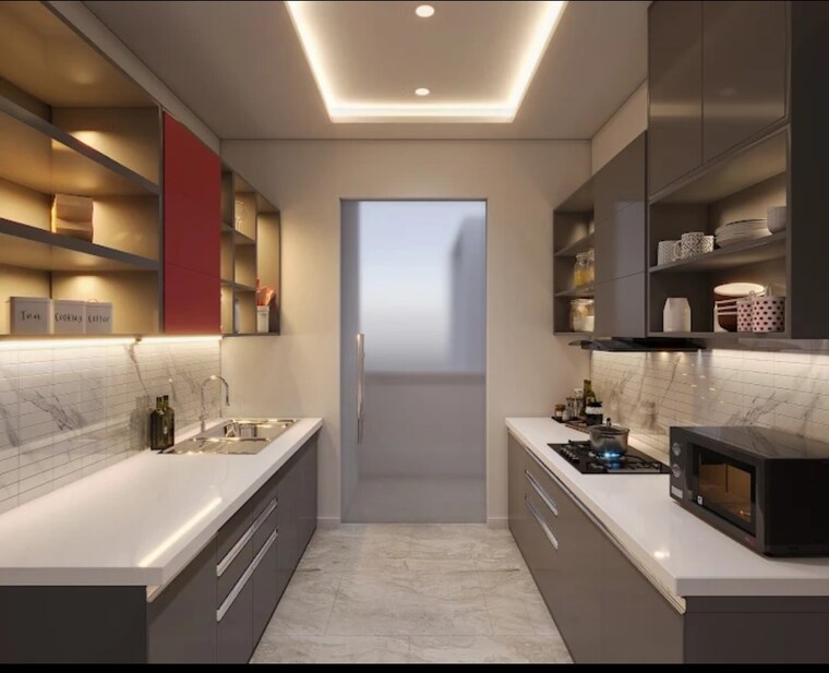Kitchen, m3m-crown 3 Bedroom 2080 Sq.Ft. Apartment In Sector 111 Gurgaon 9352273