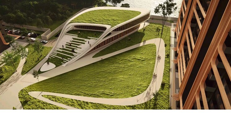 Garden, m3m-crown 3 Bedroom 2080 Sq.Ft. Apartment In Sector 111 Gurgaon 9352273