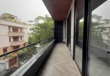 Balcony in 4 BHK Builder Floor at Vasant Vihar – for Sale