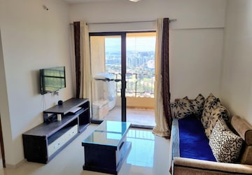 Living Room in 2 BHK Apartment at Shapoorji Pallonji Joyville Hadapsar Annexe, Hadapsar – for Rent