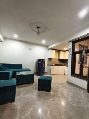 Living Room in 1 BHK Builder Floor at Saket – for Rent