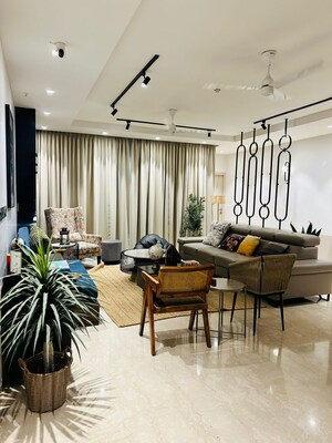 Living Room in 4 BHK Apartment at Salarpuria Sattva Greenage, Hosur Road – for Sale