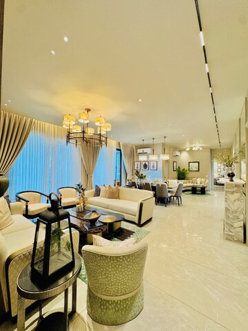 Living Room in 3 BHK Apartment at International Airport Road – for Sale