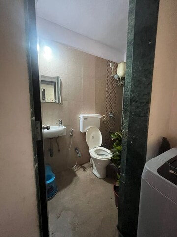 Bathroom in 1 BHK Apartment at Damji Shamji Shah Mahavir Estella, Ghodbunder Road – for Sale