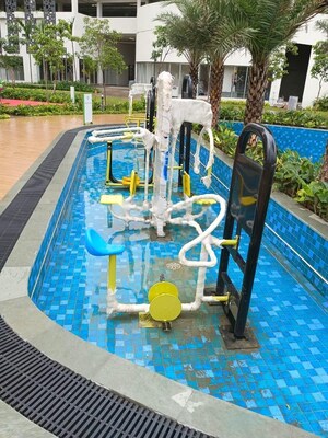 Swimming Pool in 3 BHK Apartment at Godrej Nurture Pune, Mamurdi – for Rent