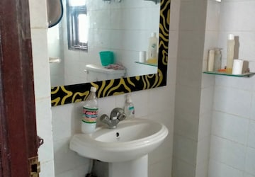 Bathroom in 3 BHK Apartment at Ushay Towers, Kundli – for Rent