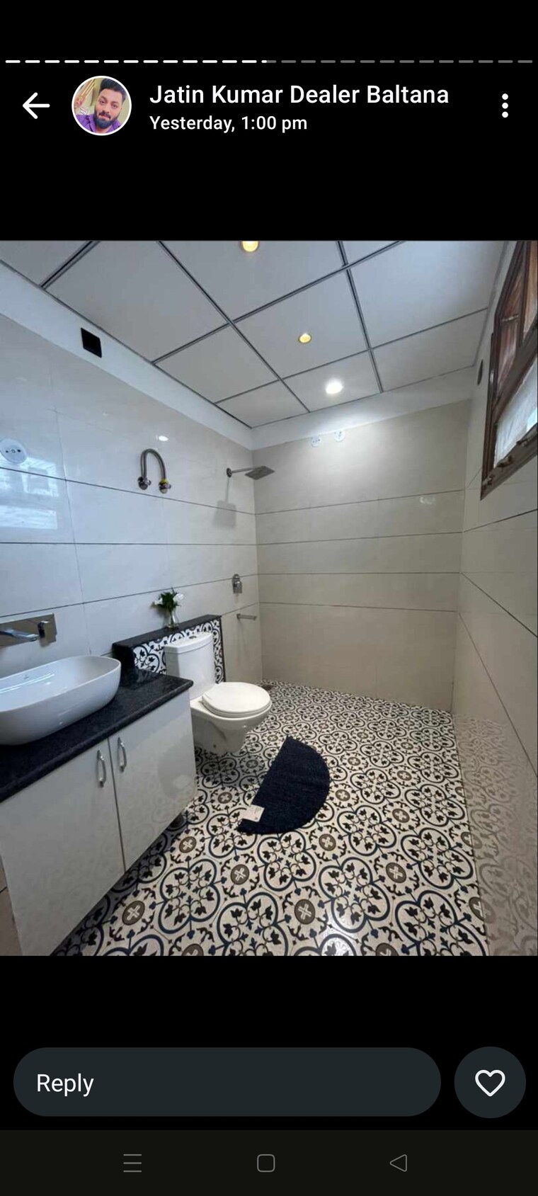 Bathroom, alliance-the-eminence 2 Bedroom 1080 Sq.Ft. Apartment In Singhpura Zirakpur 9353030