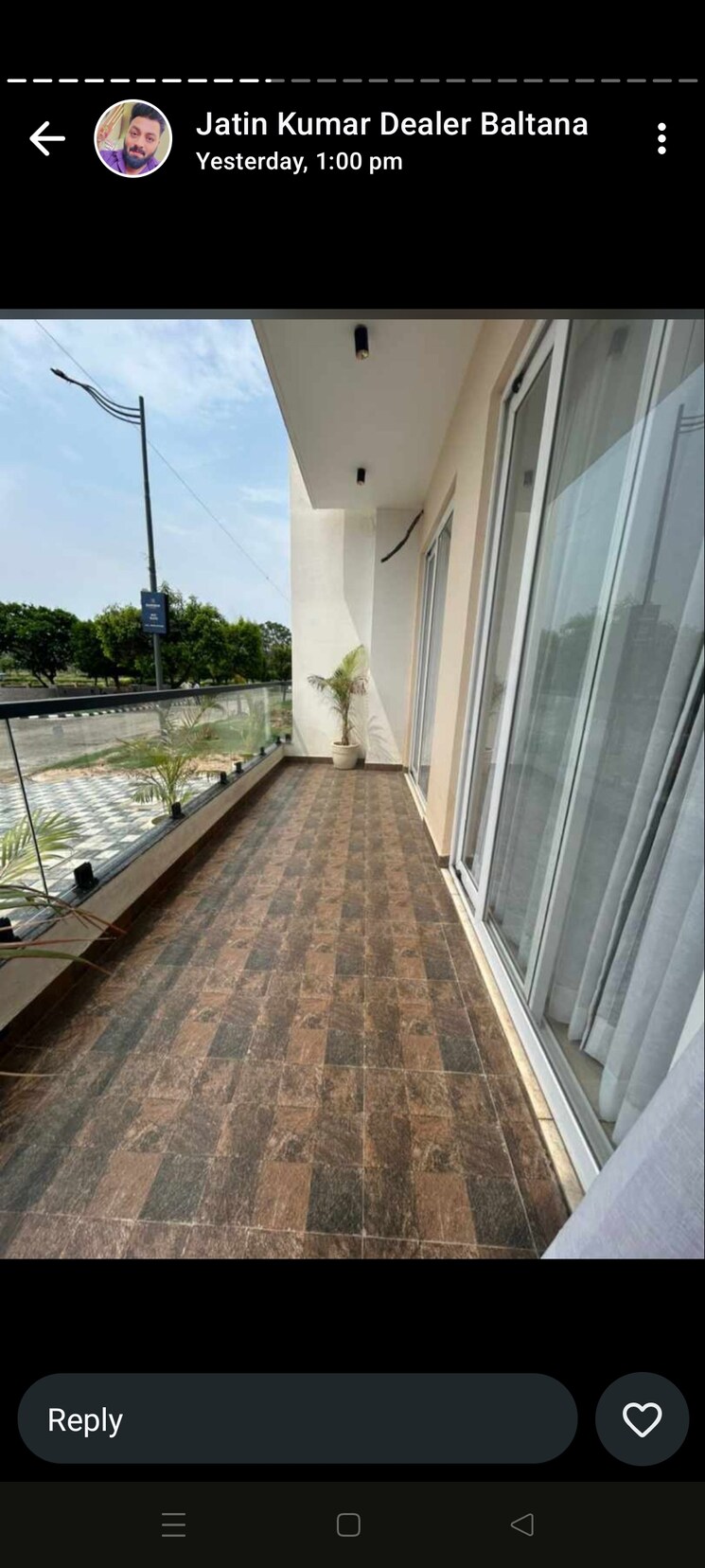 Balcony, alliance-the-eminence 2 Bedroom 1080 Sq.Ft. Apartment In Singhpura Zirakpur 9353030