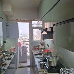 Kitchen in 2 BHK Apartment at Signature The Millennia 3, Sector 37d – for Rent
