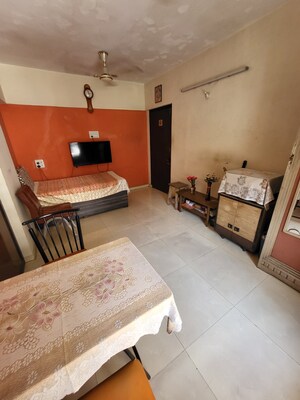 Living Room in 1 BHK Apartment at Bhumiraj Woods, Kharghar Sector 20 – for Sale