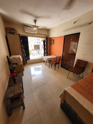 Living Room in 1 BHK Apartment at Bhumiraj Woods, Kharghar Sector 20 – for Sale