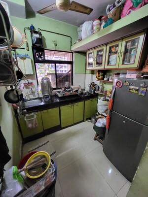 Kitchen in 1 BHK Apartment at Bhumiraj Woods, Kharghar Sector 20 – for Sale