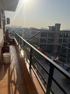 Balcony in 2 BHK Apartment at Milton Tower, Vip Road – for Rent