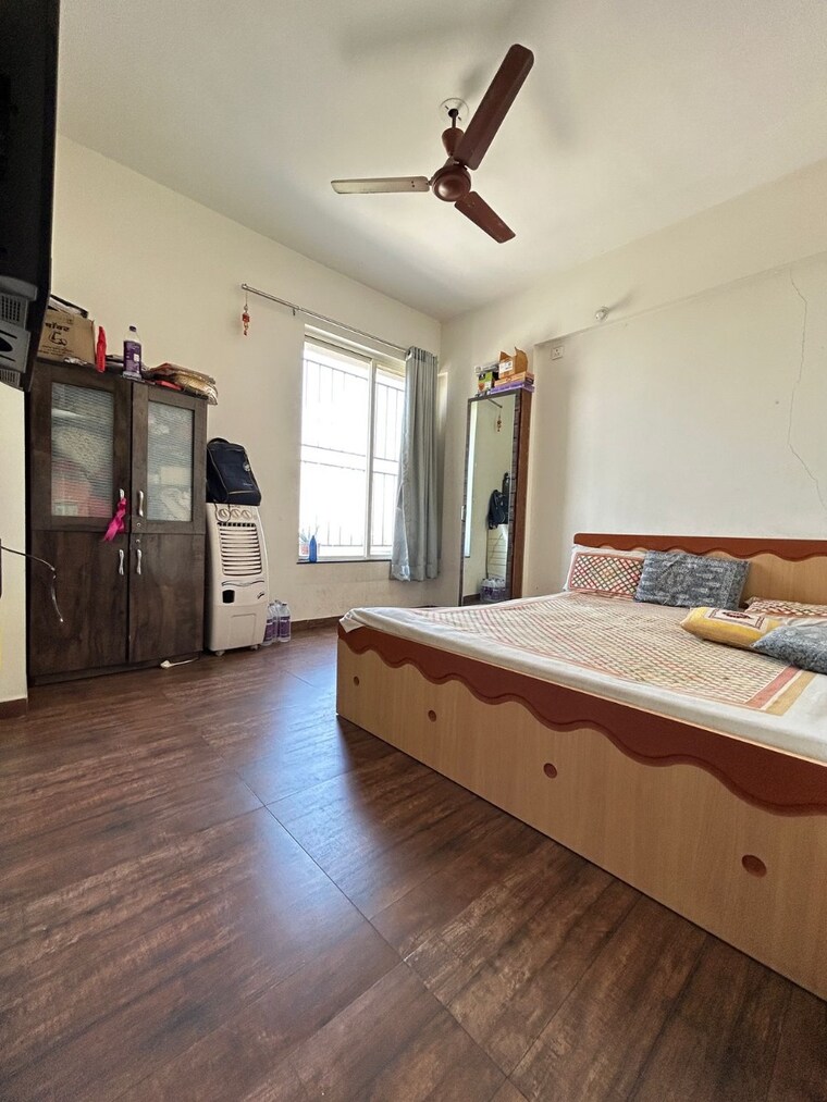 Bedroom, namrata-life-360 2 Bedroom 750 Sq.Ft. Apartment In Rahatani Pune 9352940