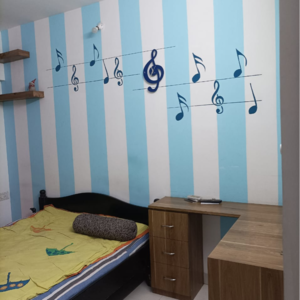 Team Area in 2 BHK Apartment at Runwal Doris, Kolshet Road – for Rent