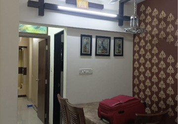 Living Room in 2 BHK Apartment at Runwal Doris, Kolshet Road – for Rent