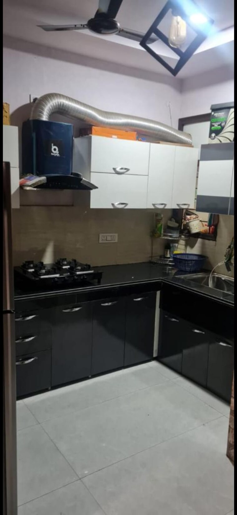 Kitchen, prem-satyam-swastik-apartment 3 Bedroom 1605 Sq.Ft. Apartment In Patiala Road Zirakpur 9353202