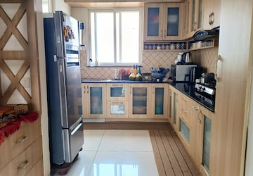 Kitchen in 3 BHK Apartment at SNN Raj GreenBay, Electronic City Phase ii – for Rent