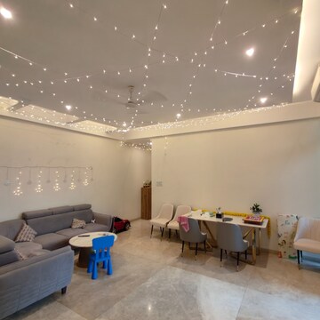 Living Room in 3 BHK Apartment at Enpar Lotus Residency, Empire Mill – for Rent