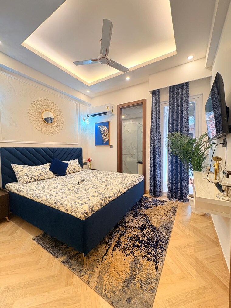 Bedroom, mks-county 3 Bedroom 1550 Sq.Ft. Builder Floor In Sohna Sector 2 Gurgaon 9353871