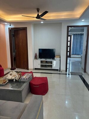 Living Room in 3 BHK Builder Floor at Saket – for Rent