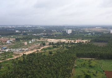 Plot Area in 2 BHK Apartment at Bhartiya Nikoo Homes, Thanisandra Main Road – for Rent