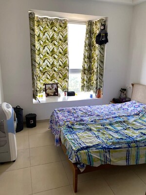 Bedroom in 2 BHK Apartment at Bhartiya Nikoo Homes, Thanisandra Main Road – for Rent