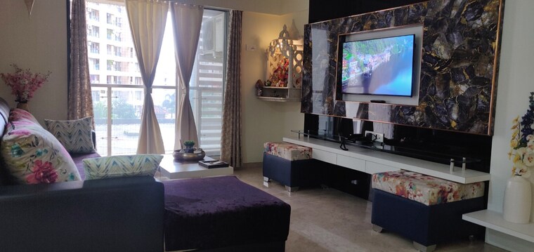 Living Room, siddhachal-apartment-8 3 Bedroom 1250 Sq.Ft. Apartment In Vasant Vihar Thane 9354063