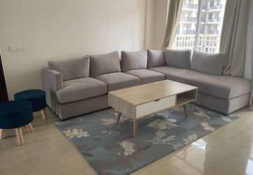 Living Room in 2 BHK Apartment at International Airport Road – for Rent