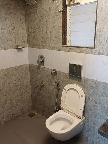 Bathroom in 2 BHK Apartment at Veena Serenity, Chembur – for Rent